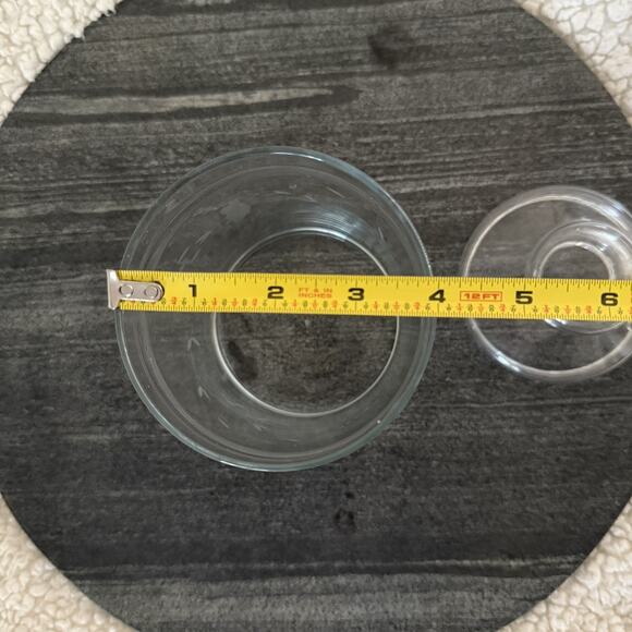 Vintage Princess House Heritage Apothecary 8” Canister W/ Lid Etched Crystal Jar - Picture 4 of 4